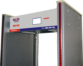 Alpha Numeric Display & Zone Display Walk Through Gate Weatherproof Metal Detectors At Airports